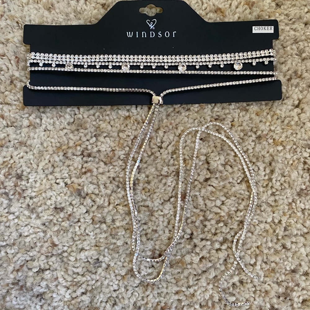 4 piece choker necklace set Windsor